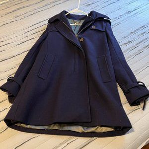 J. Crew Women's Navy Blue Winter Coat
